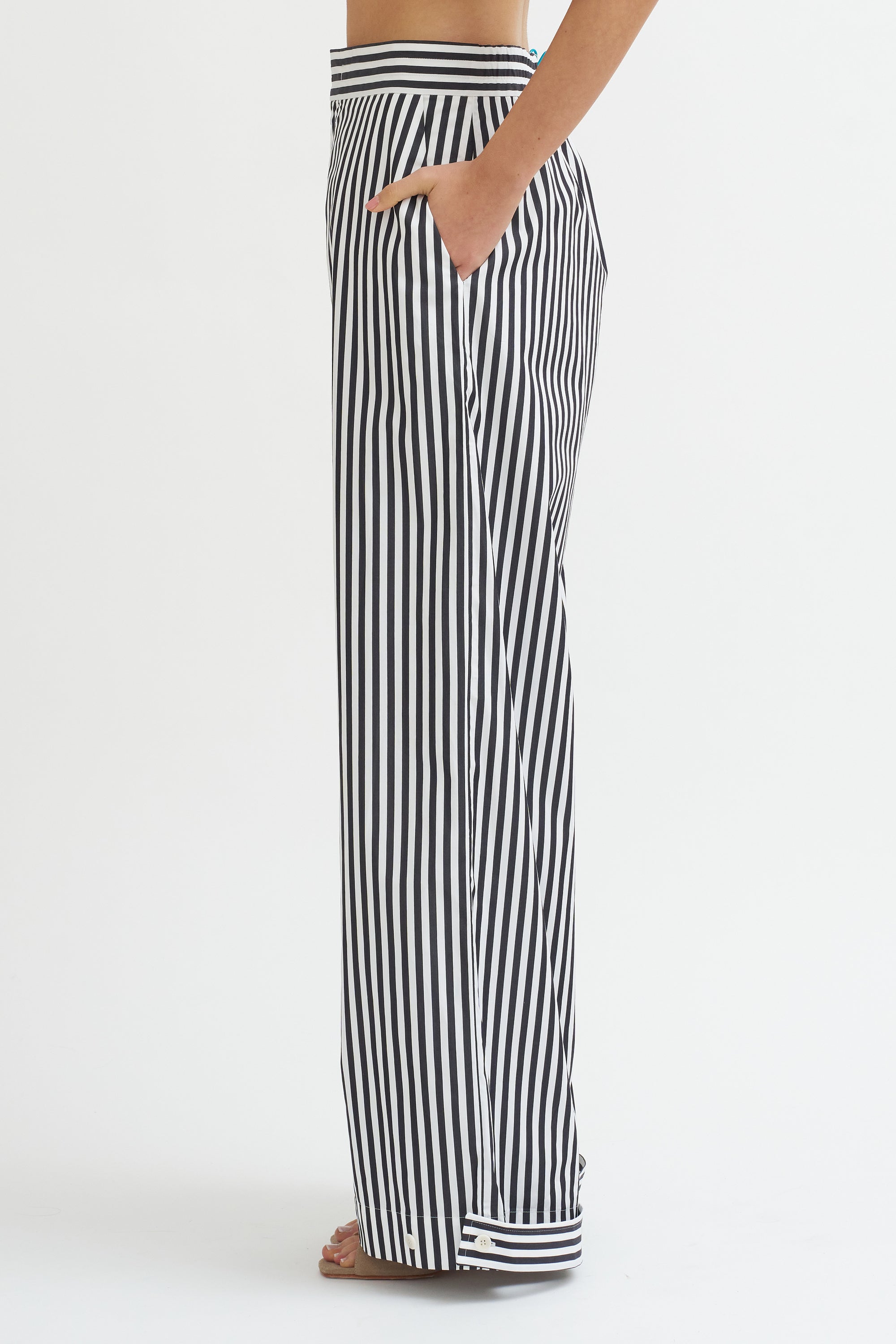 Petrus Trousers, Black &amp; White