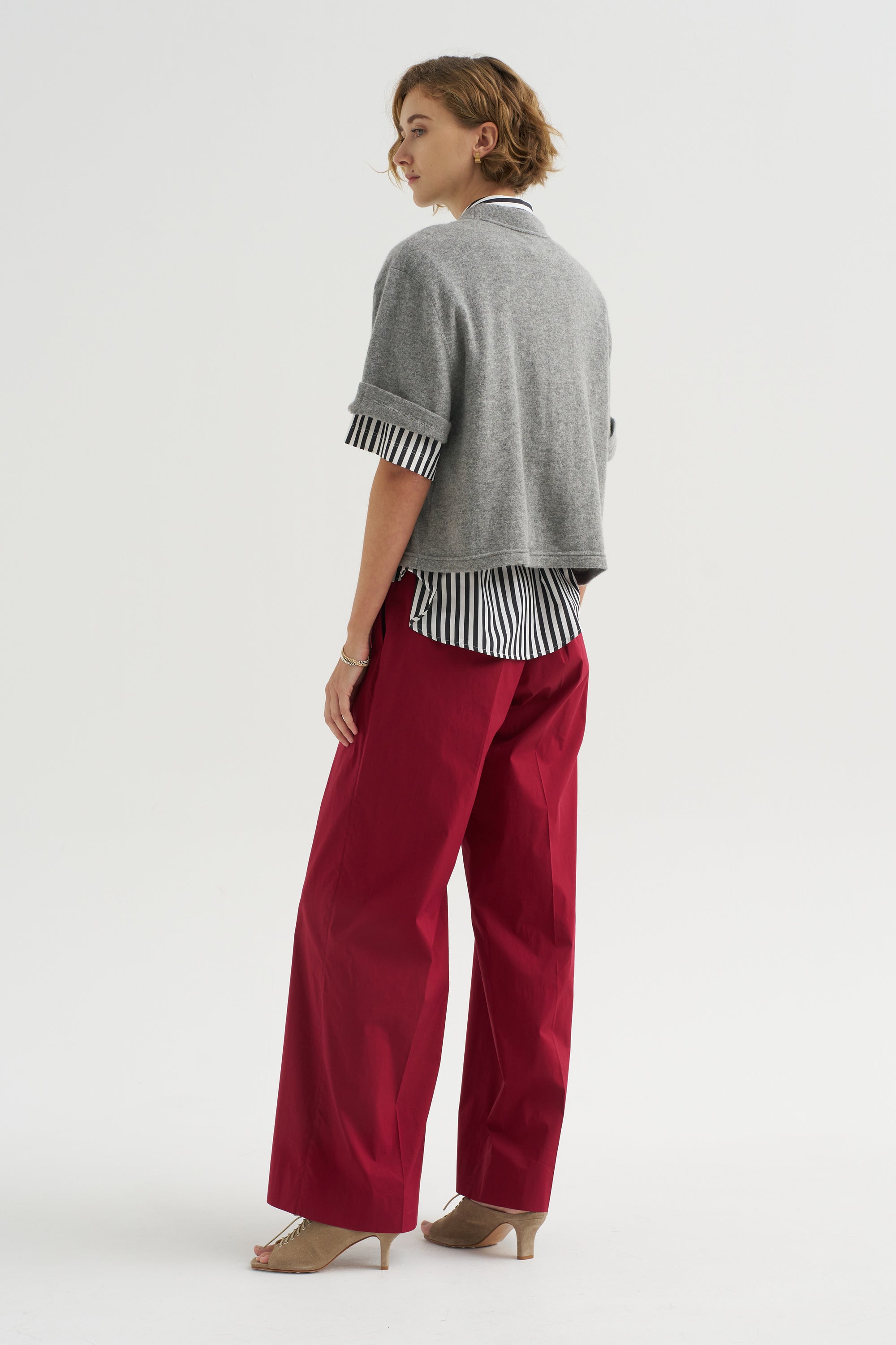 Petra Trousers, Cherry