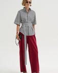 Petra Trousers, Cherry