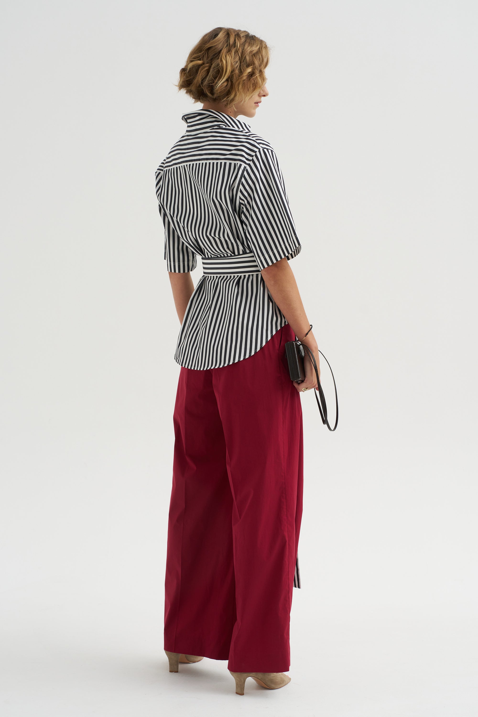 Petra Trousers, Cherry