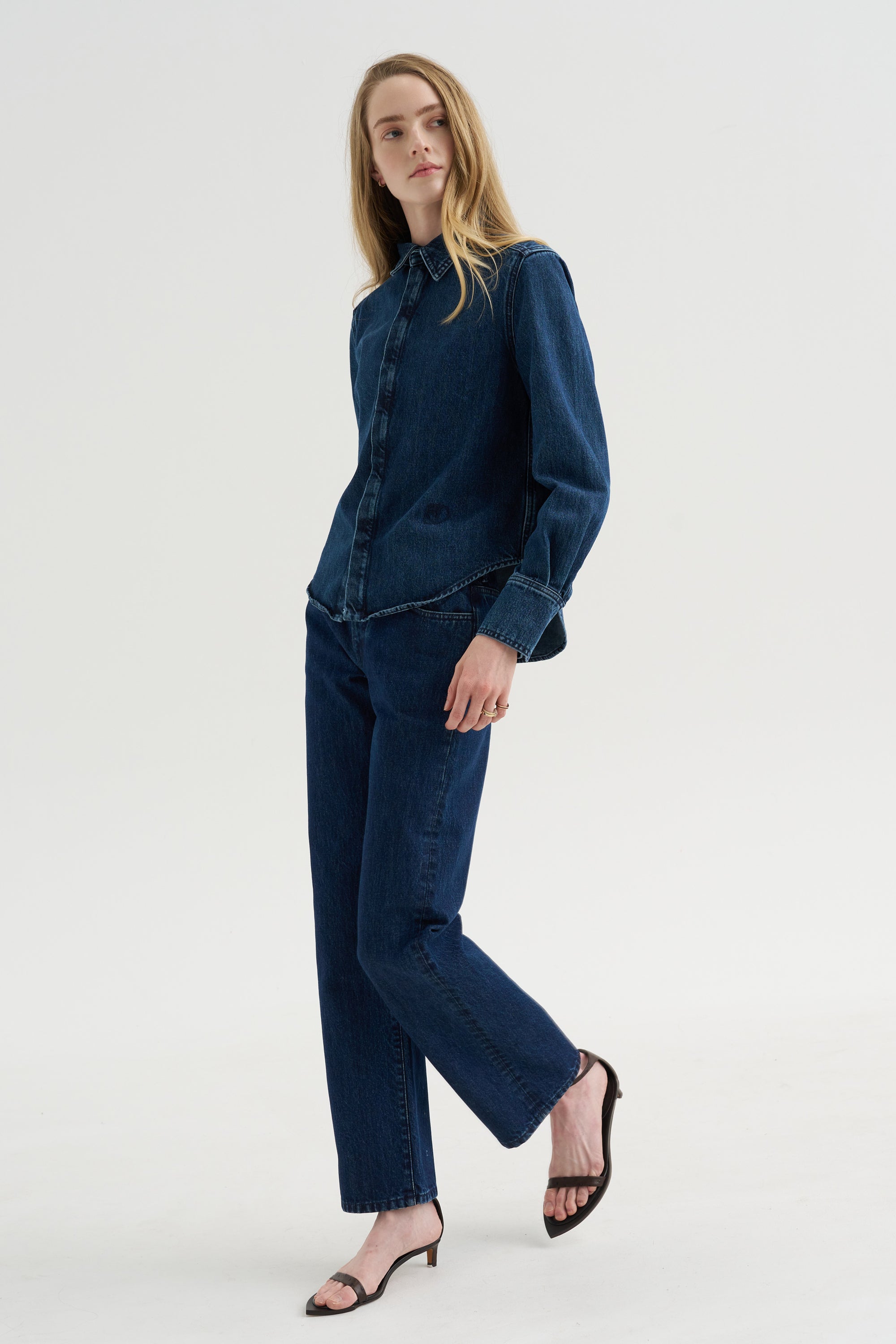 Boot Leg Jeans, Indigo