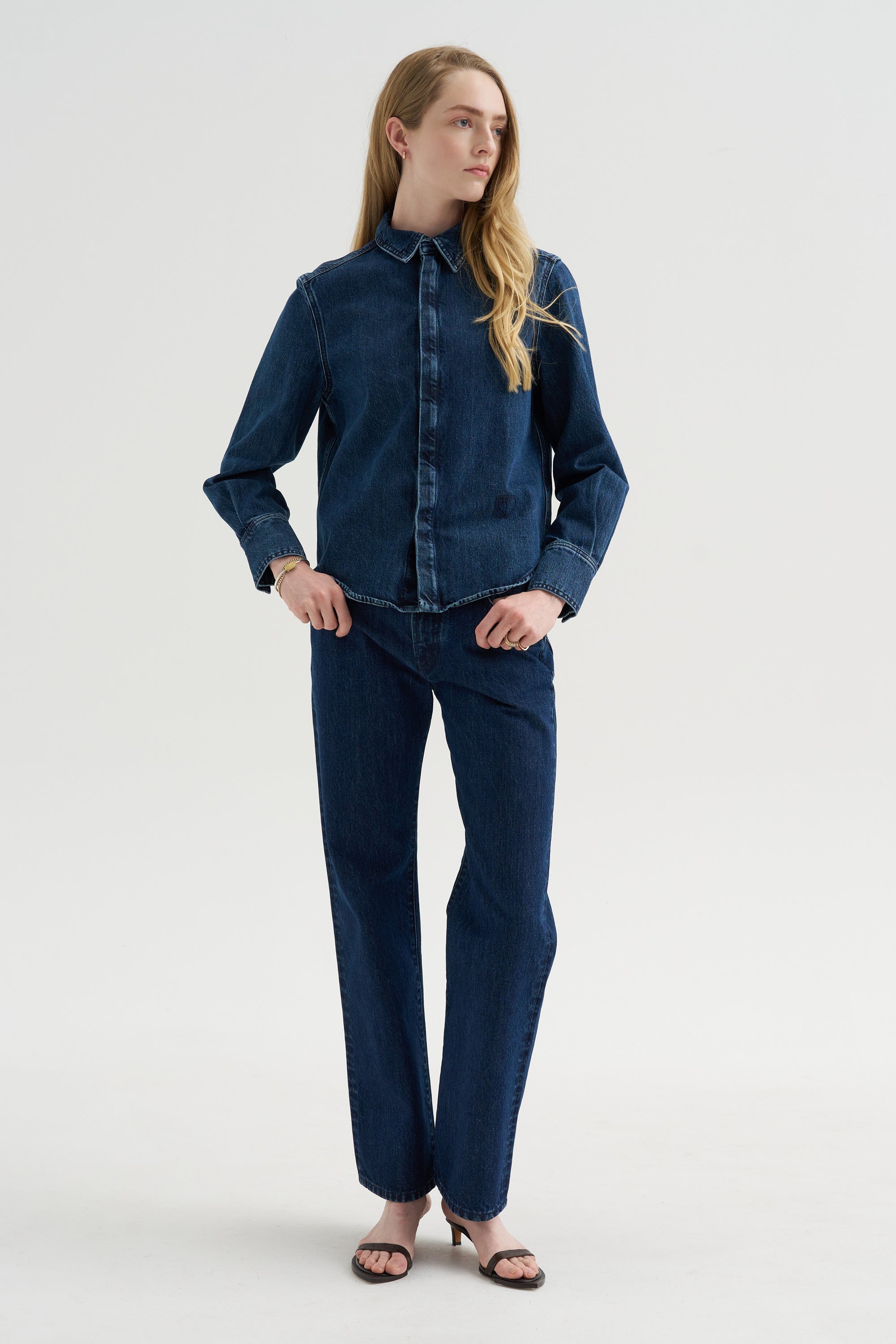 Boot Leg Jeans, Indigo