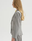 Petit Wool Jacket, Gray Fantasy