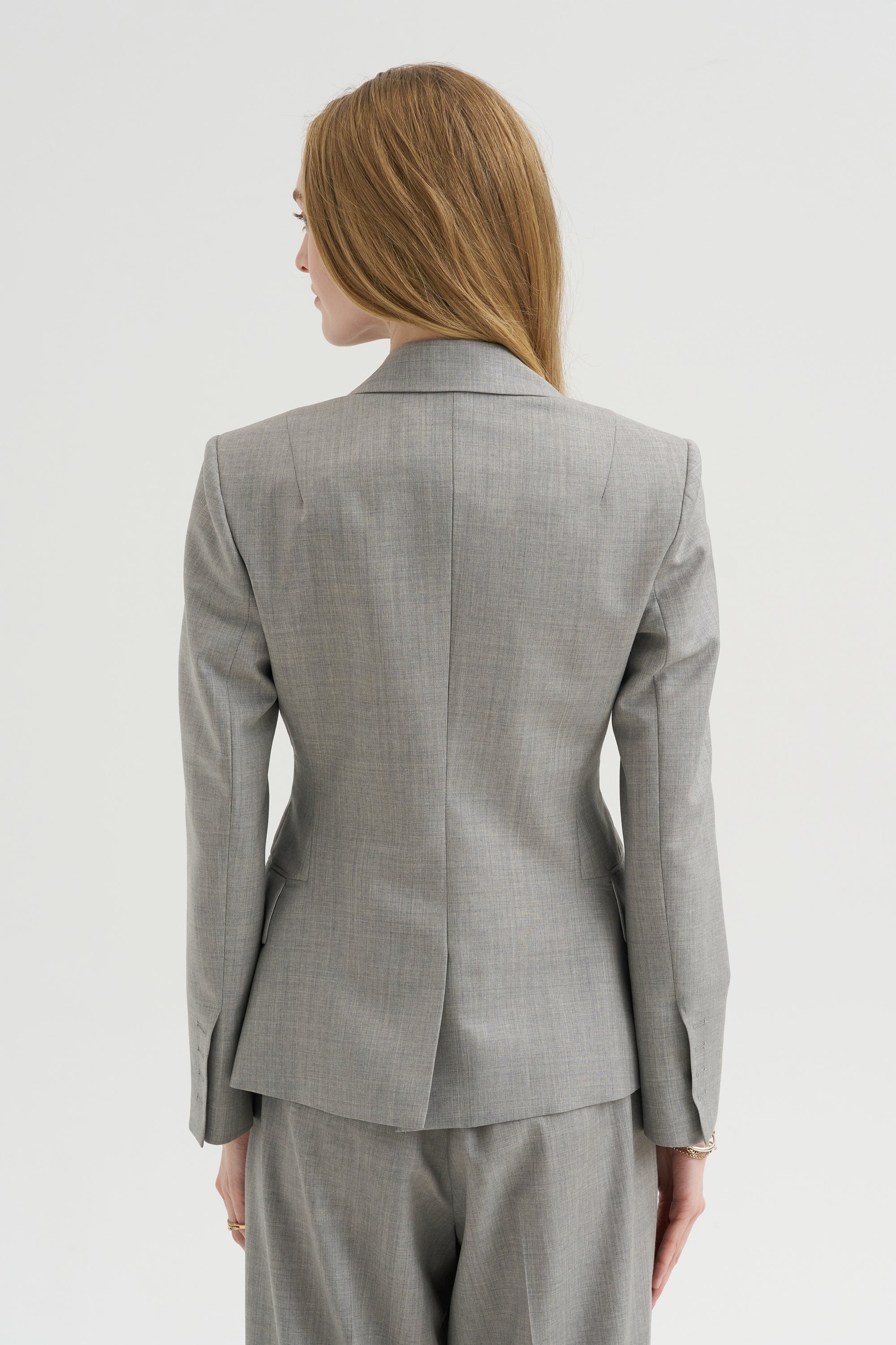Petit Wool Jacket, Gray Fantasy