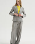 Petit Wool Jacket, Gray Fantasy