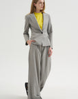 Petit Wool Jacket, Gray Fantasy
