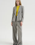Petit Wool Jacket, Gray Fantasy