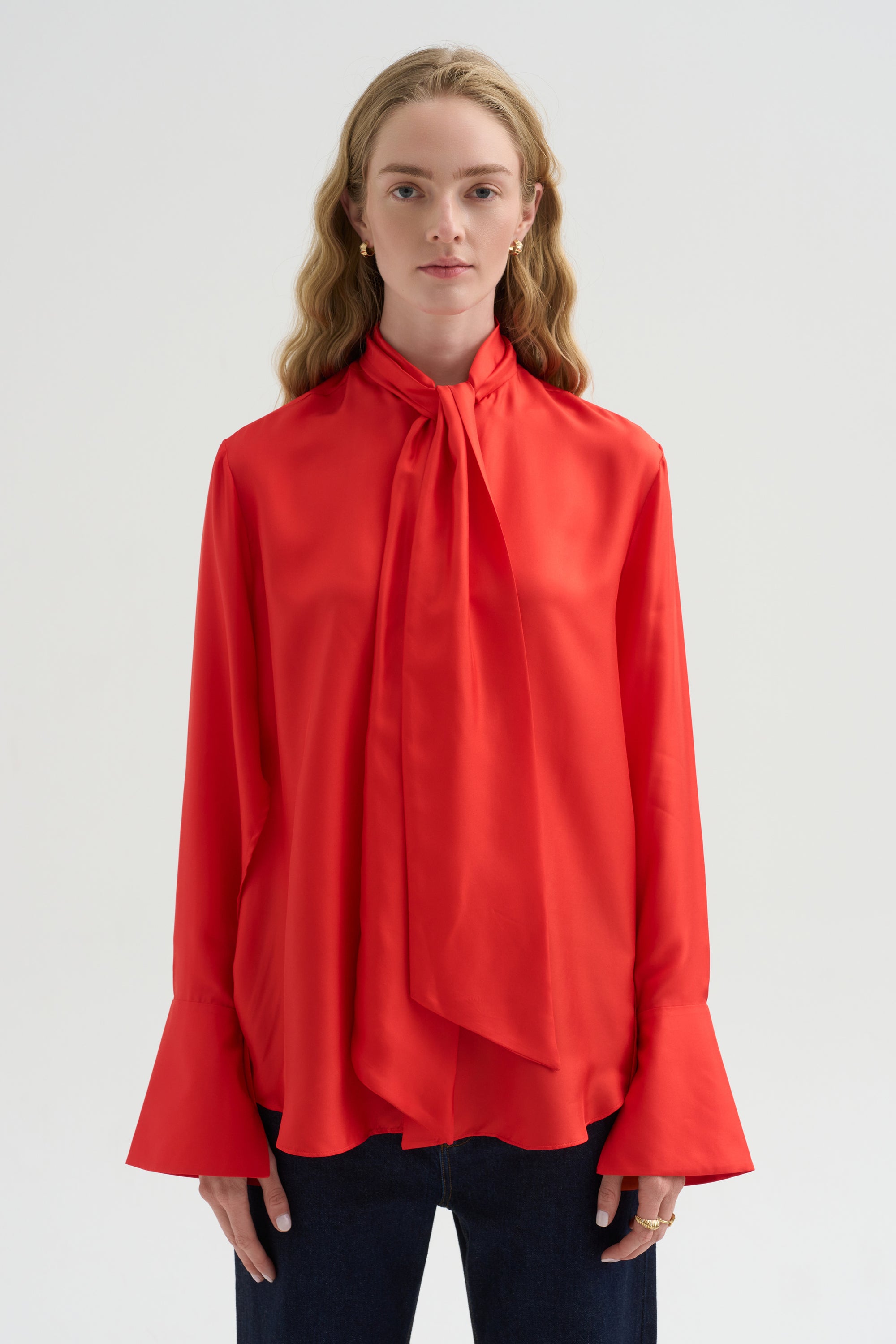 Shirt with Scarf