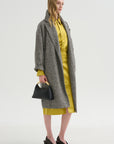 Skirt with Slit, Yellow