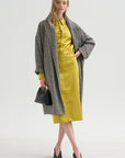 Skirt with Slit, Yellow