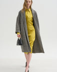 Skirt with Slit, Yellow