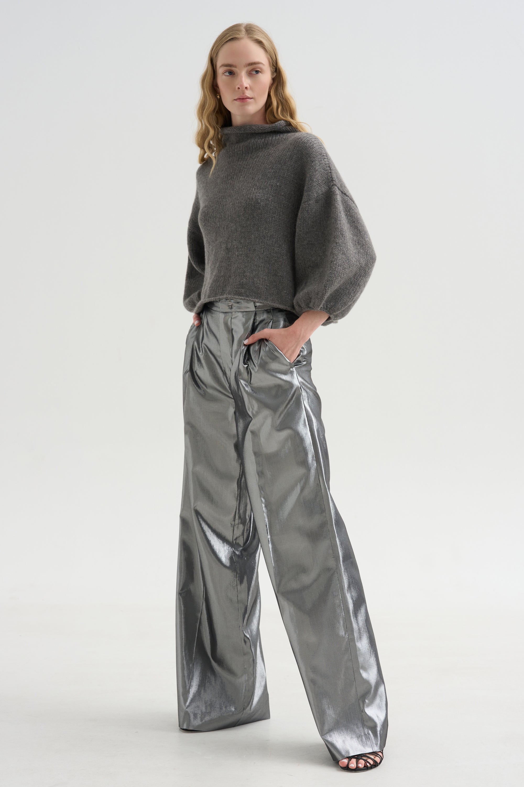 Bogart Trousers, Silver