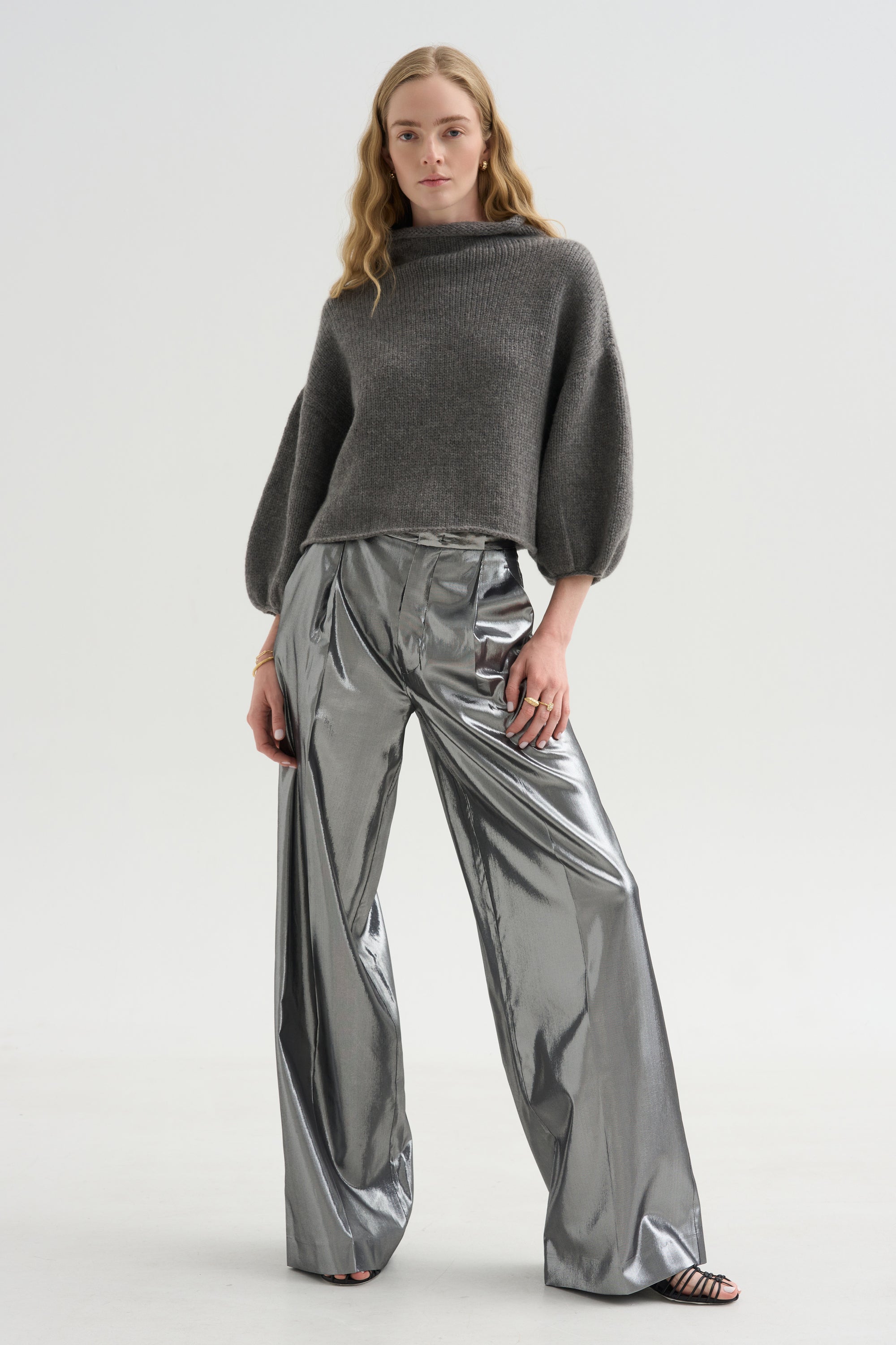 Bogart Trousers, Silver