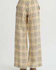 Petra Trouser, Cream & Blue