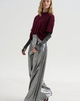 Cropped T-shirt, Bordeaux