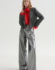 Lauren Cropped Jacket, Grey