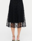Circle Skirt, Black Lace