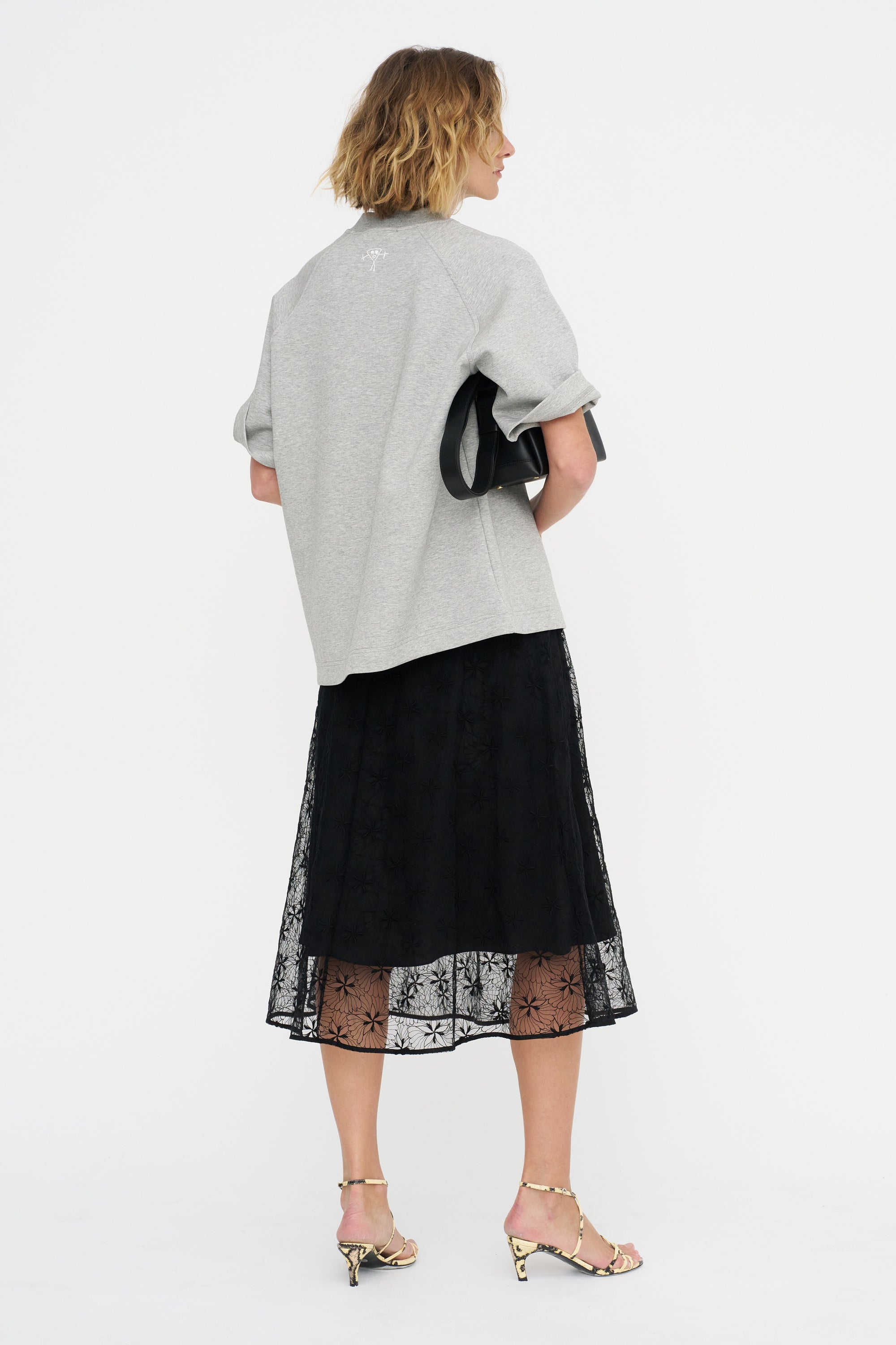 Circle Skirt, Black Lace