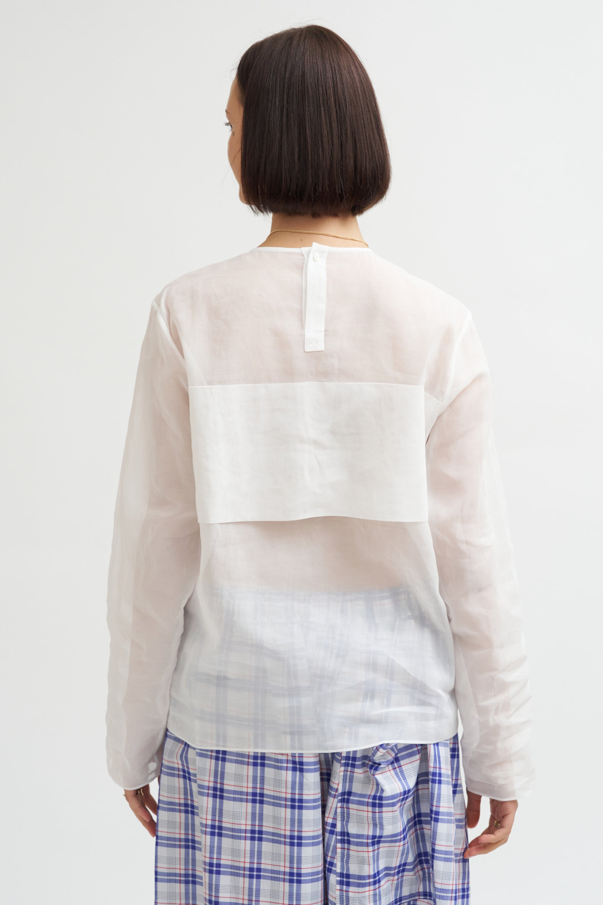 Organdy Top, White