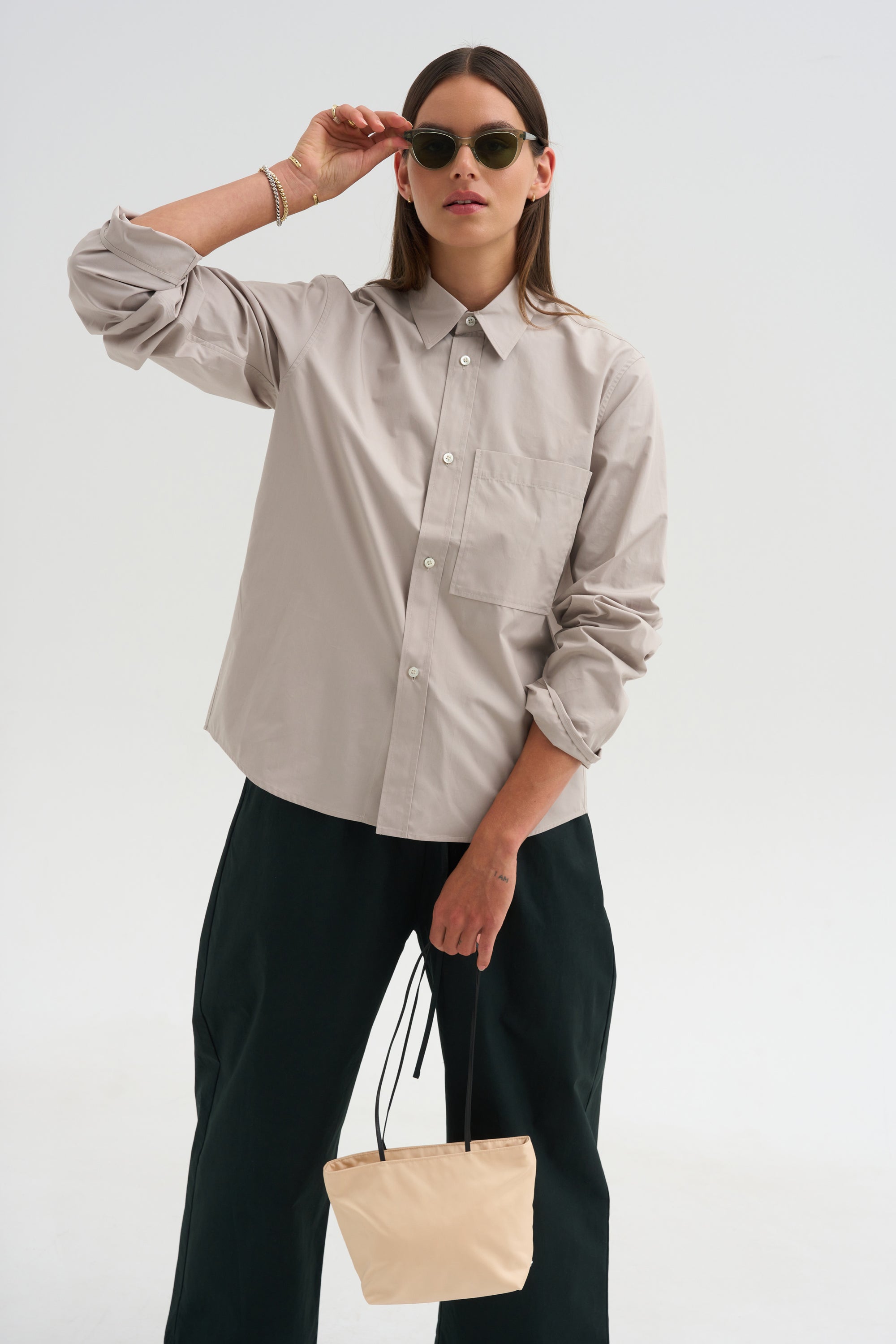 Top-Pop Shirt, Powder