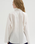 Belor CTop - Top-Pop Collar Shirt, Off White
