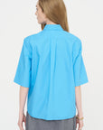 Biscay Ctop - Short Sleeve Shirt, Azure