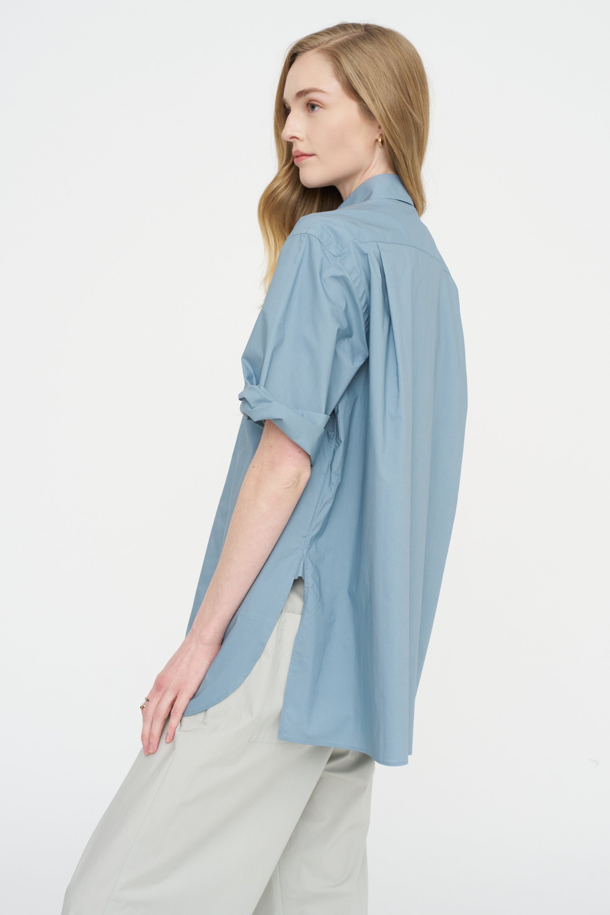 Bodhi Cpop - Cotton Poplin Shirt, Mercury