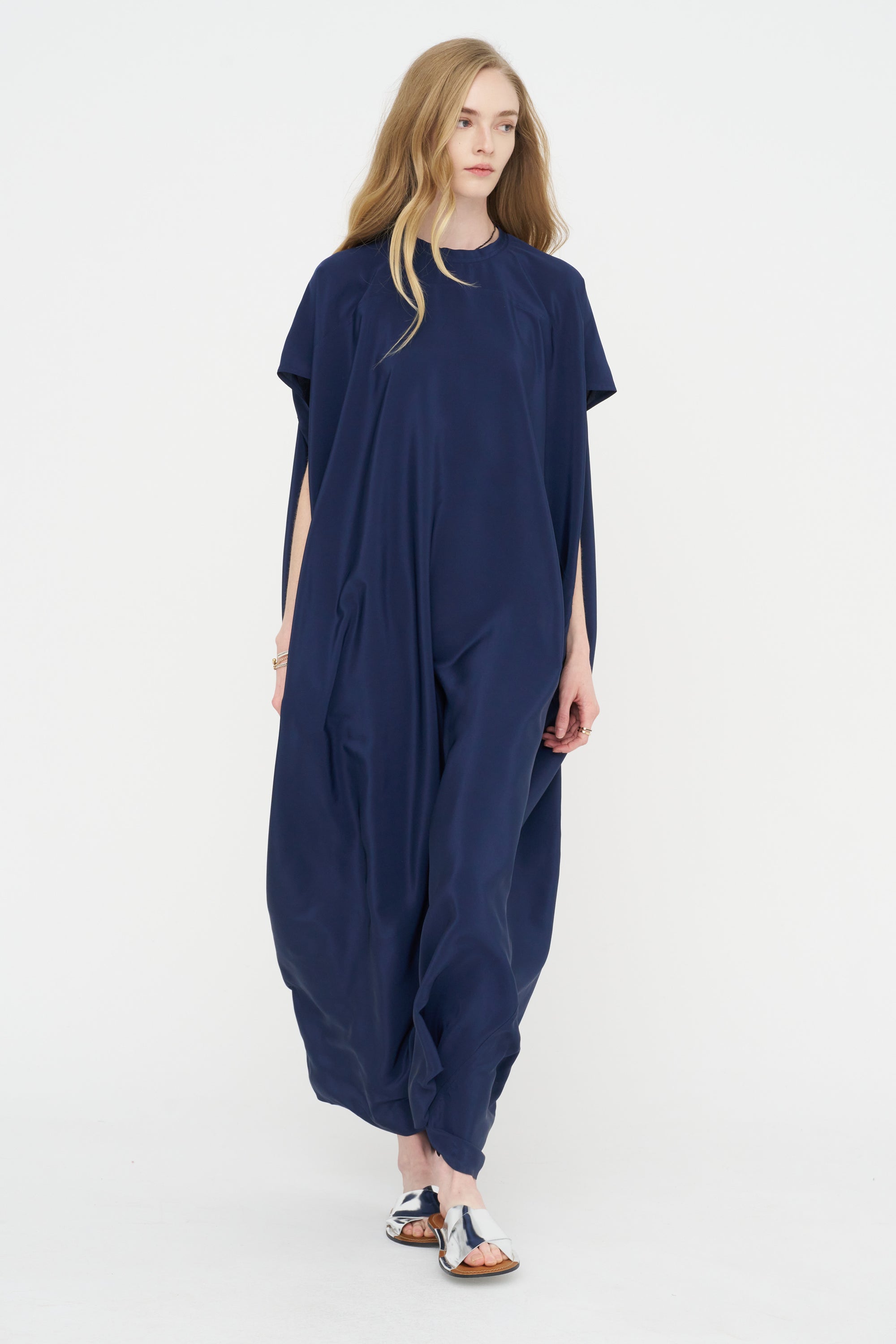 Dunet Sirc - Crepe De Chine Dress, Night