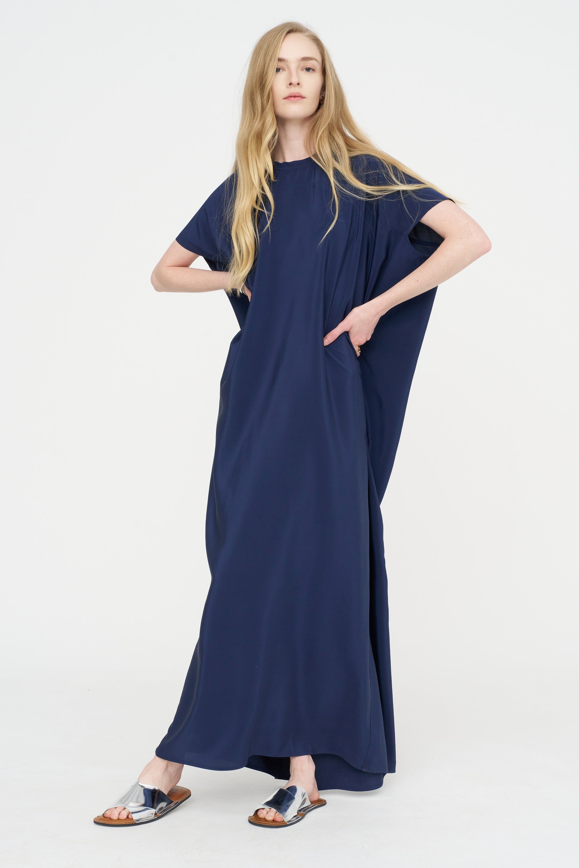 Dunet Sirc - Crepe De Chine Dress, Night