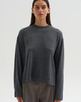 Ultrafine Merino Longsleeve Sweater, Steel