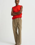 Merino Sweater Vest, Scarlet