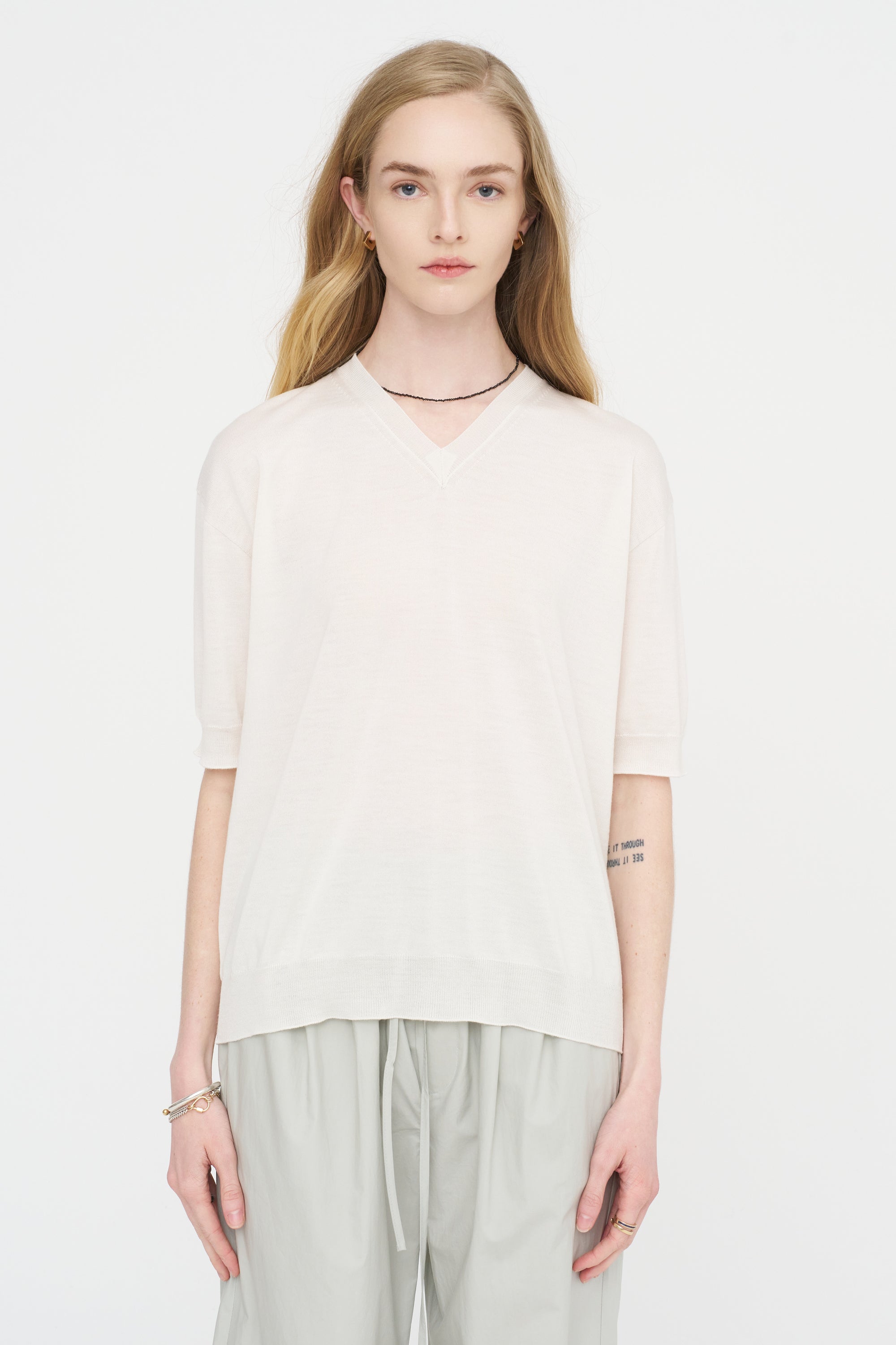 Memo Ymer - Merino Wool Knit Top