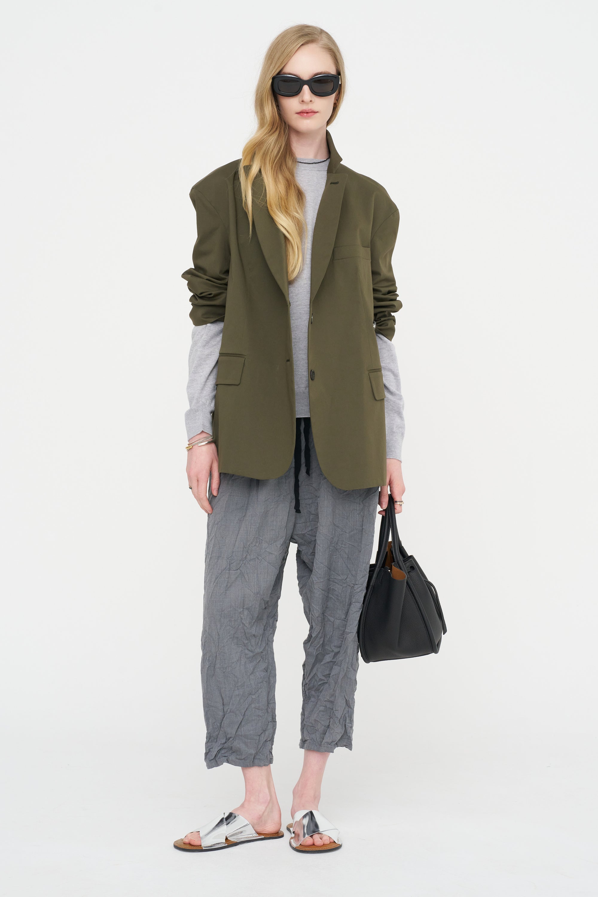 Muscat Ymer - Merino Wool Sweater, Silver