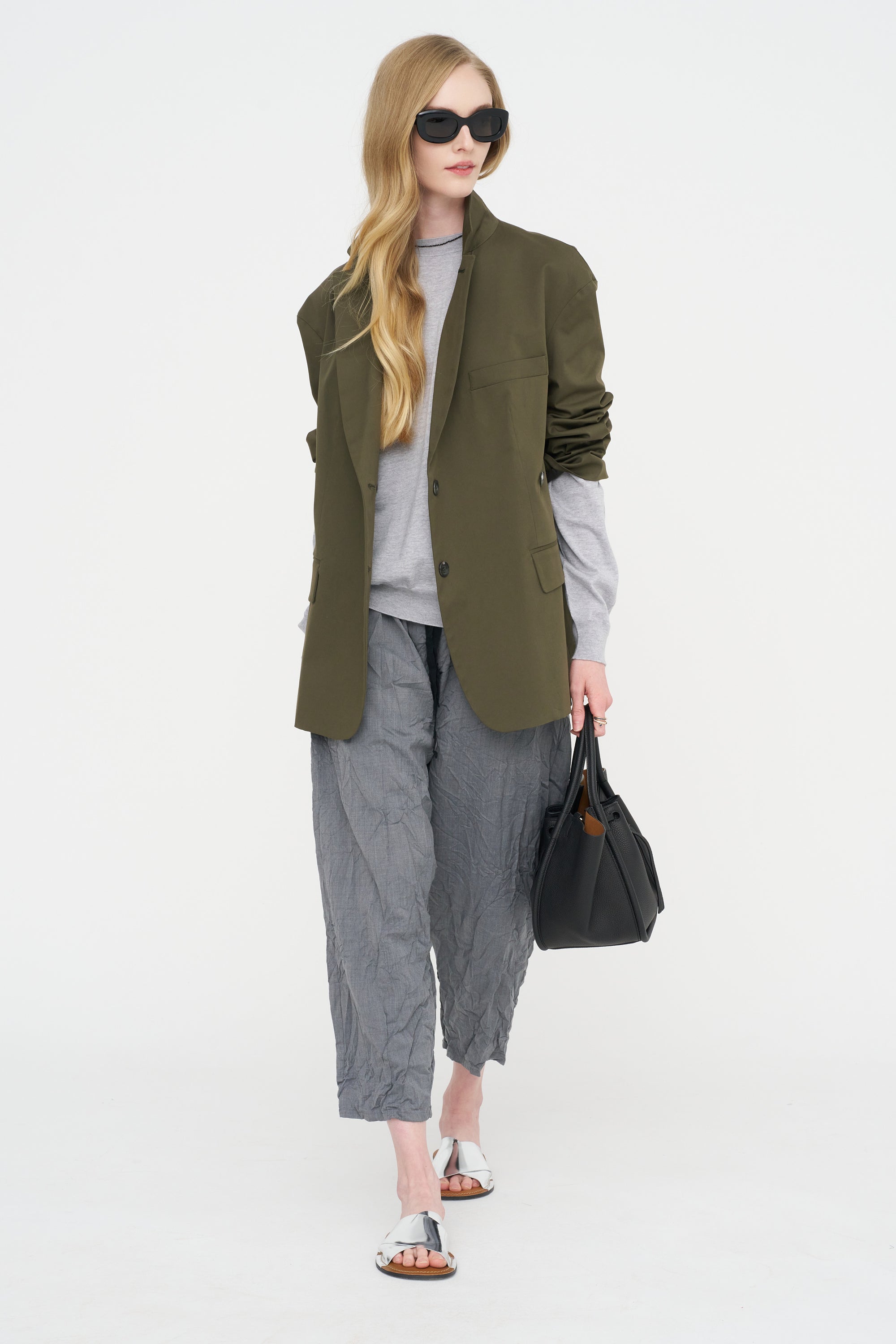 Muscat Ymer - Merino Wool Sweater, Silver