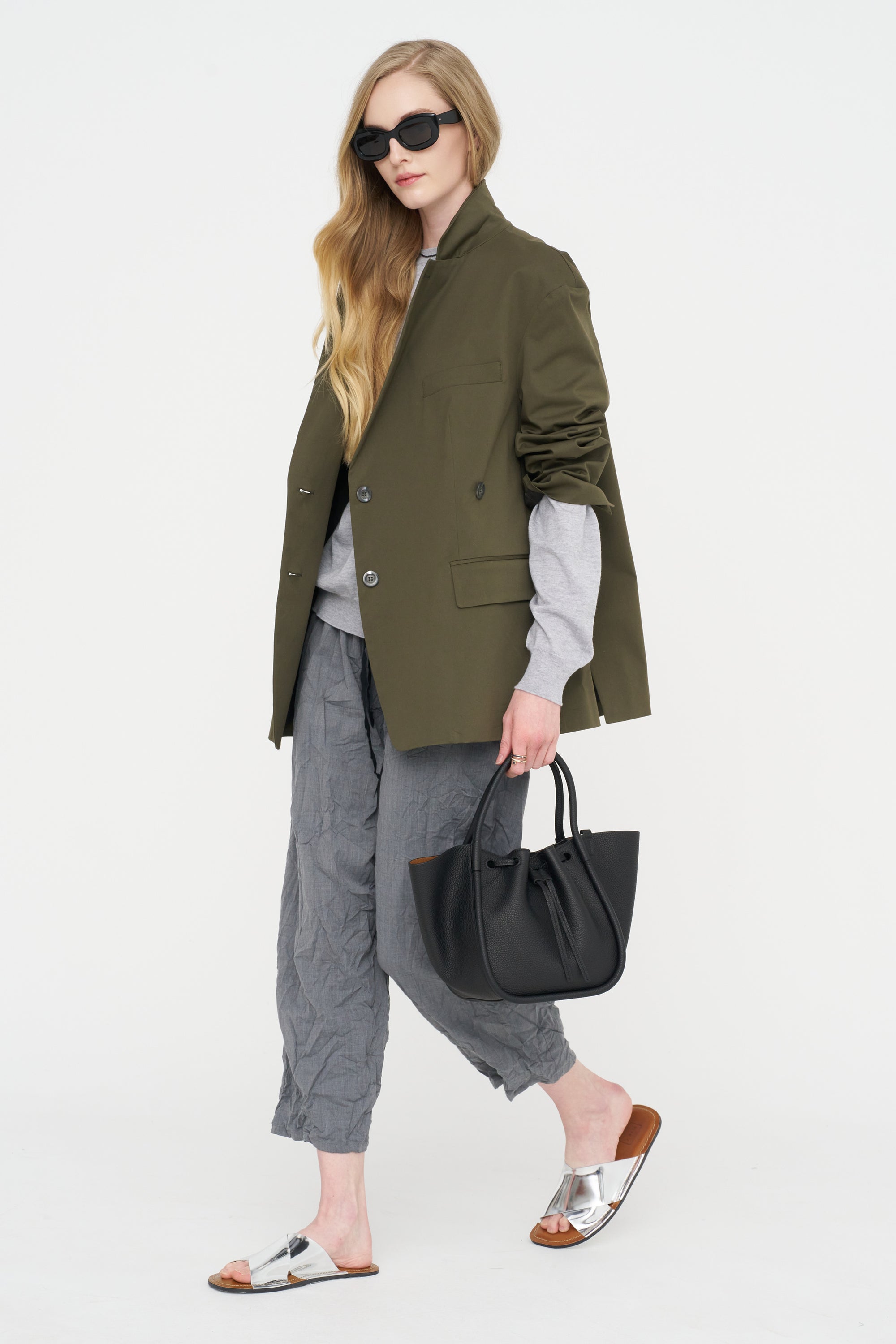 Muscat Ymer - Merino Wool Sweater, Silver