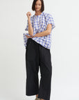 Taffeta Zip Pants, Black