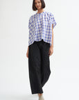 Taffeta Zip Pants, Black