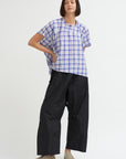 Taffeta Zip Pants, Black