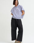 Taffeta Zip Pants, Black
