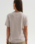 Fine Cotton Fleece Tee, Powder