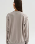 Cotton Fleece Sweatshirt, Powder