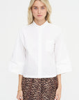 Bomber Shirt, White