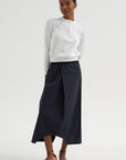 Souk Skirt, Navy with Stripes