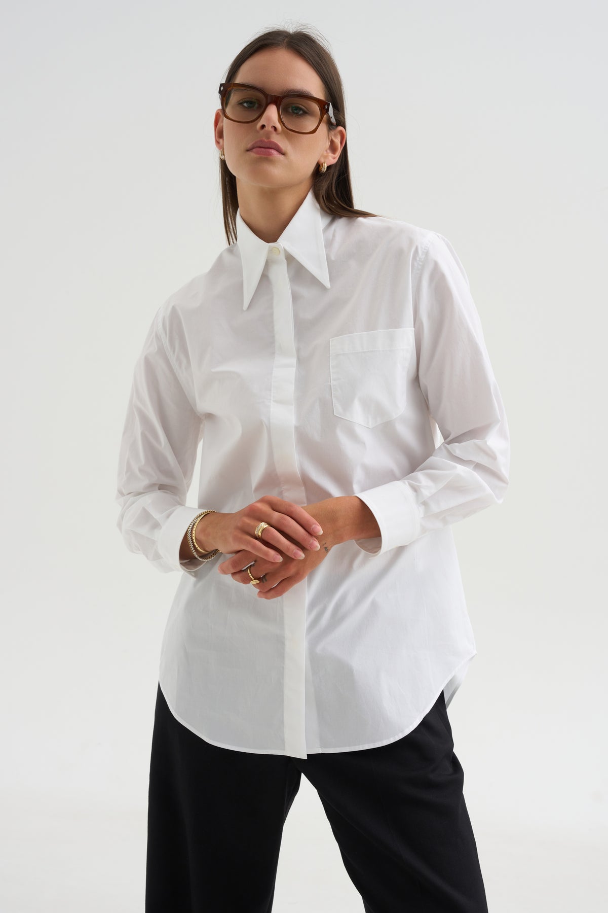 Smoking Shirt, White