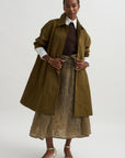 Pleated Skirt, Beige