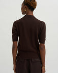 Sweet Tricot Top, Brown