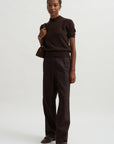 Sweet Tricot Top, Brown