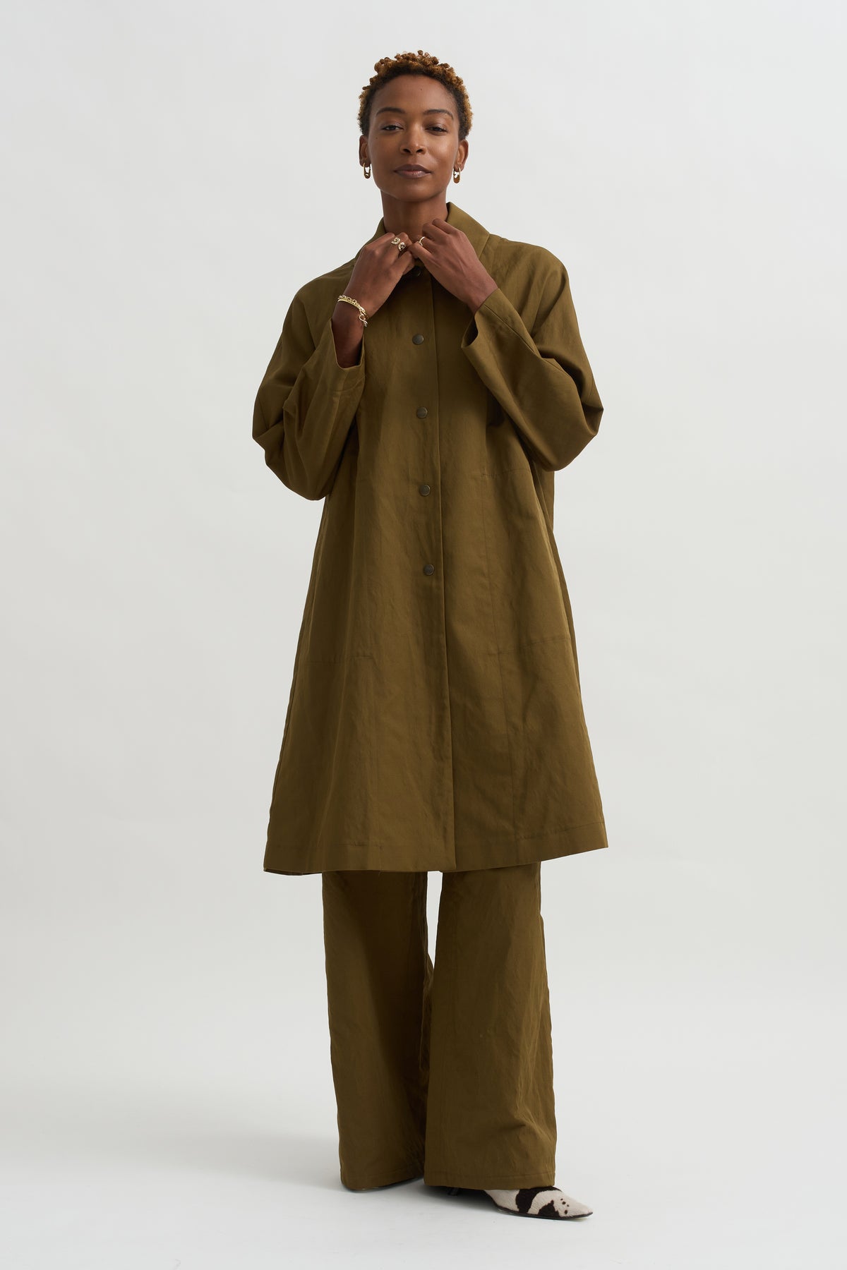 Kimono Coat, Kaki