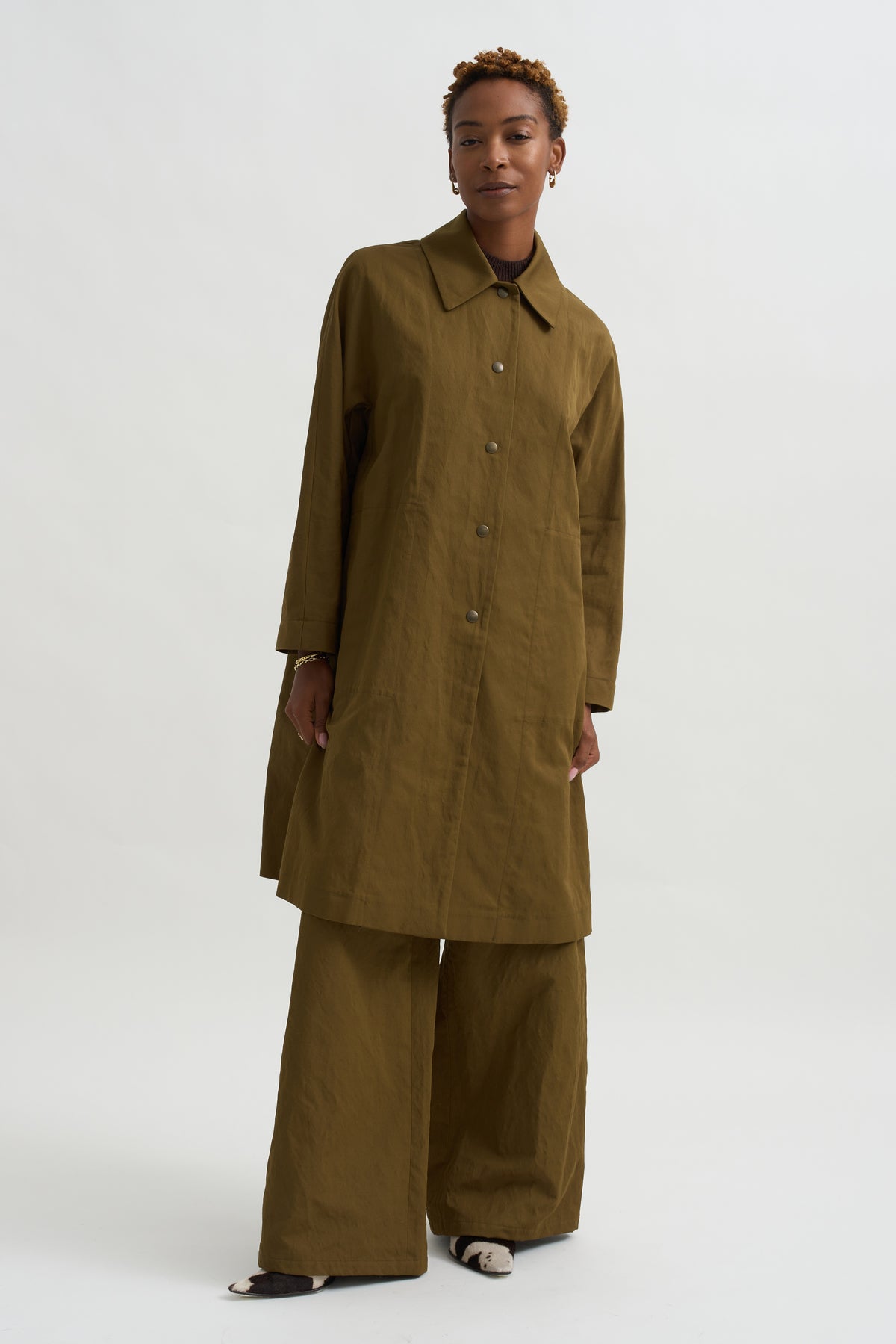 Kimono Coat, Kaki
