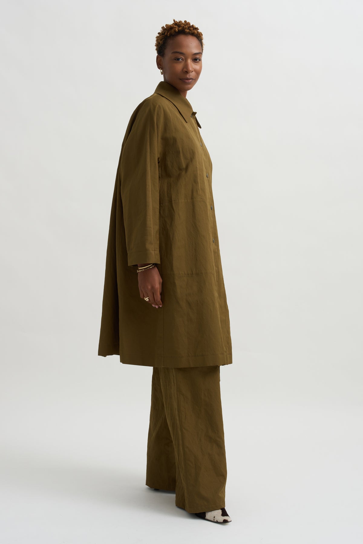 Kimono Coat, Kaki